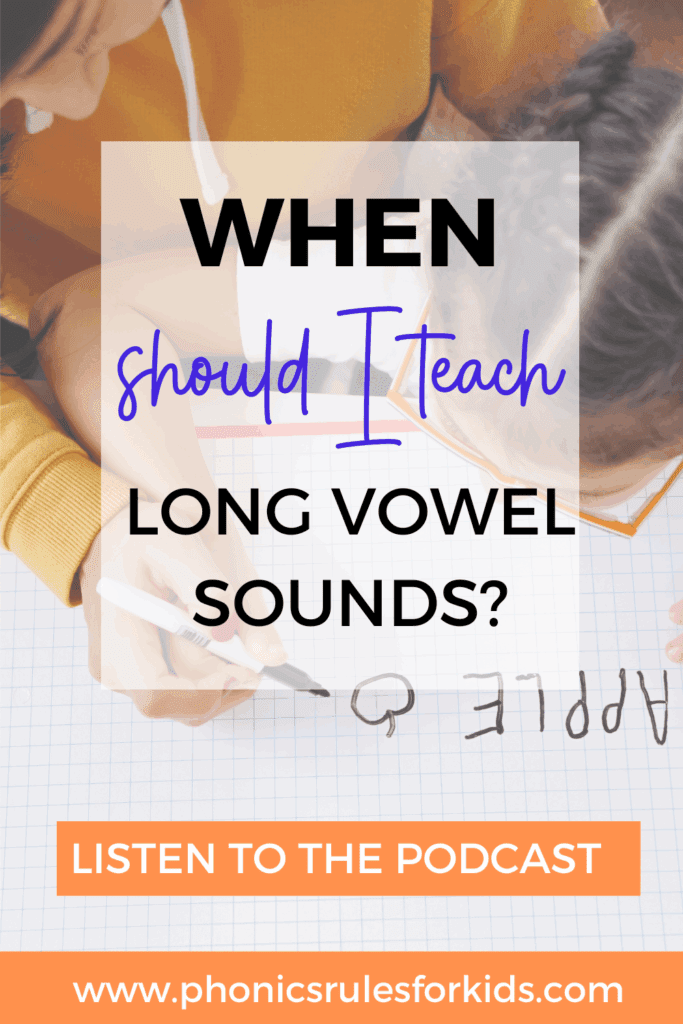 teach long vowel sounds