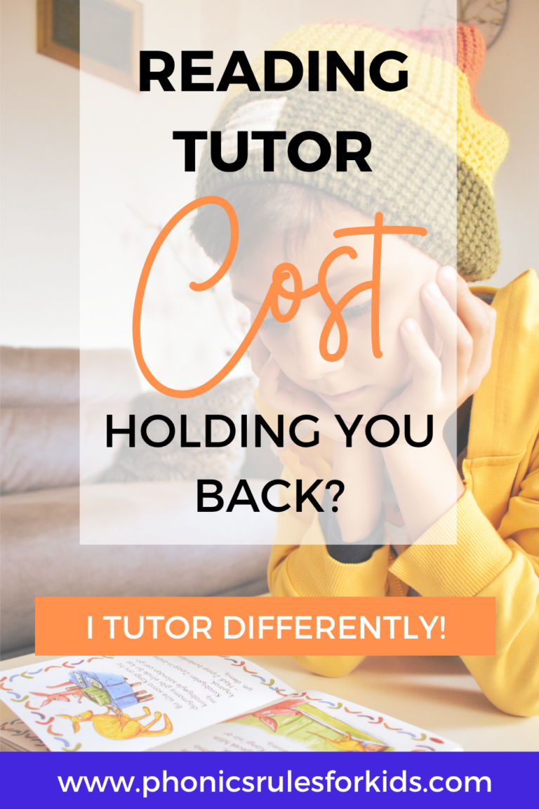 reading tutor cost