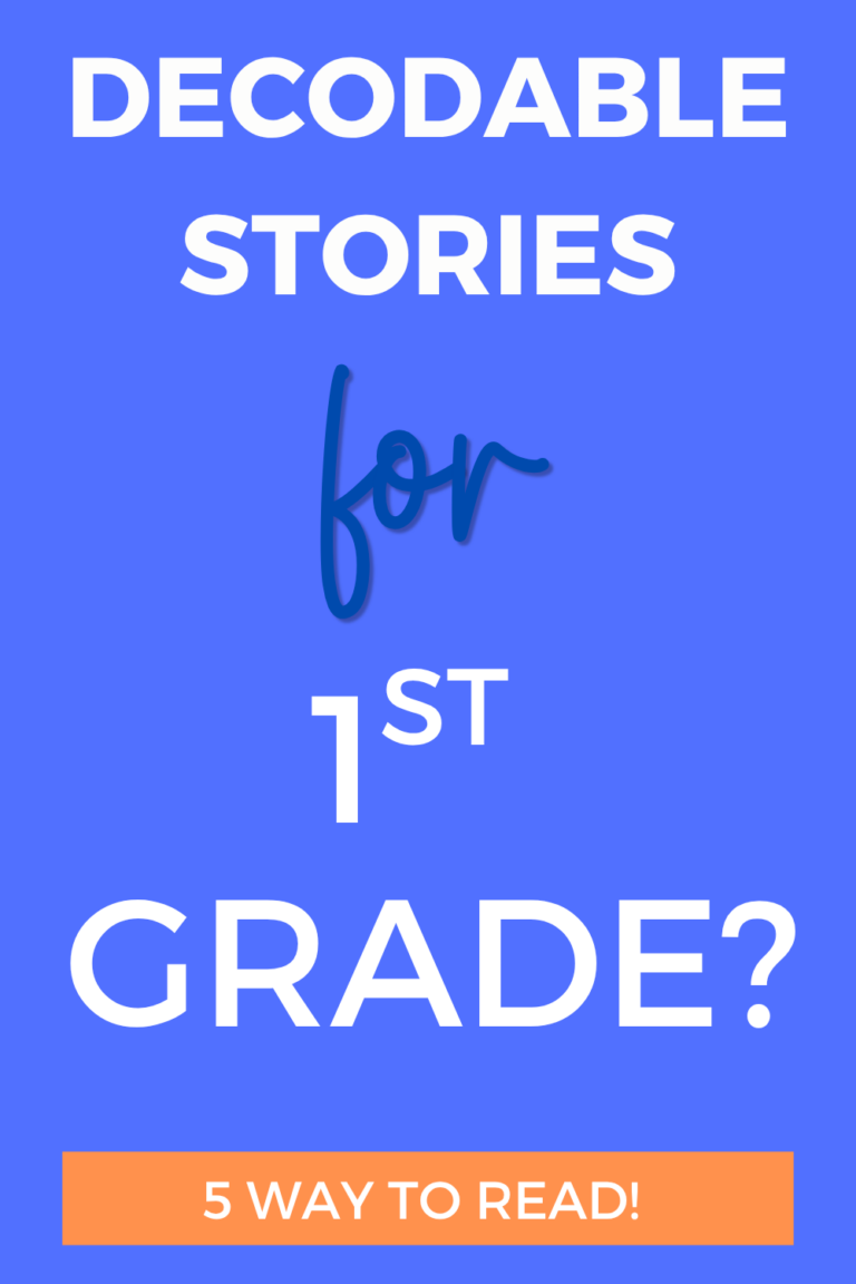 decodable stories for 1st grade
