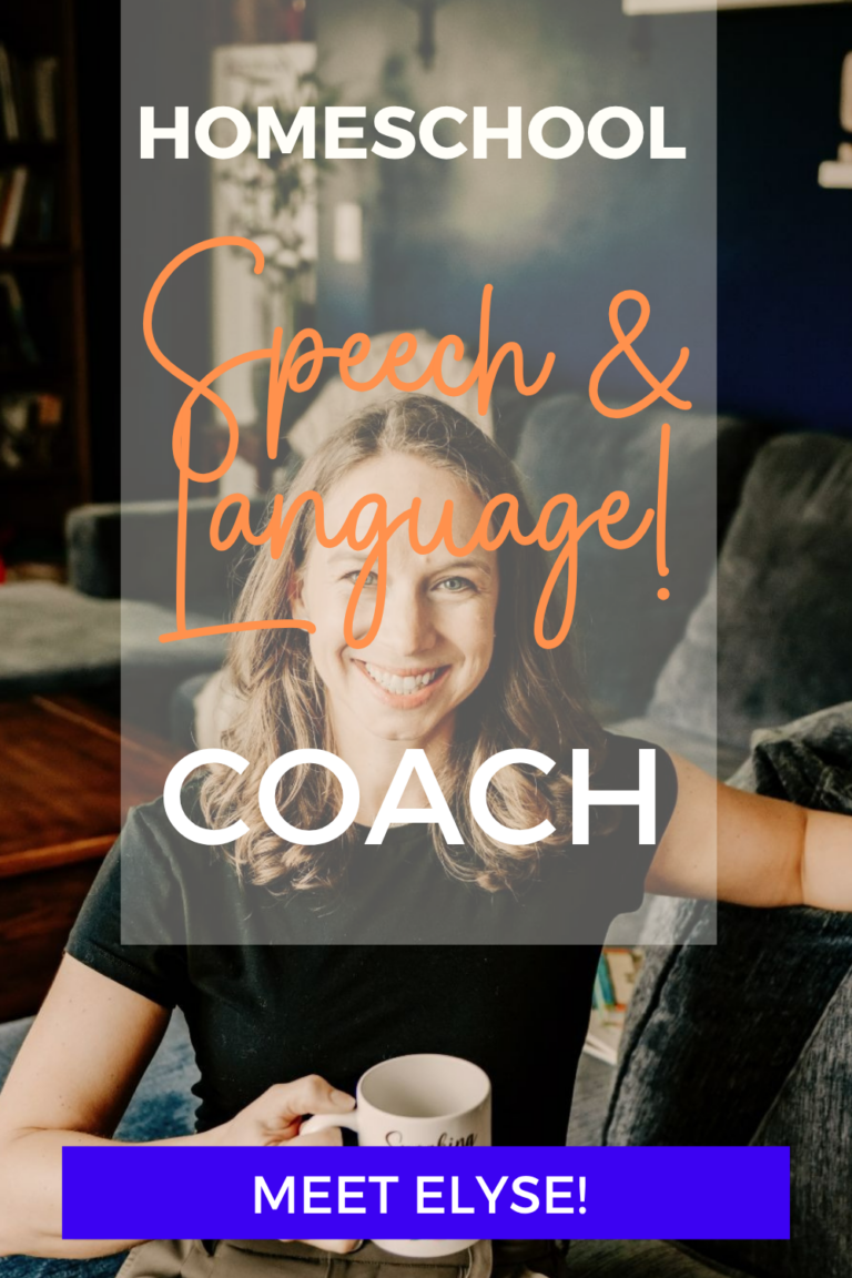 homeschool speech therapy